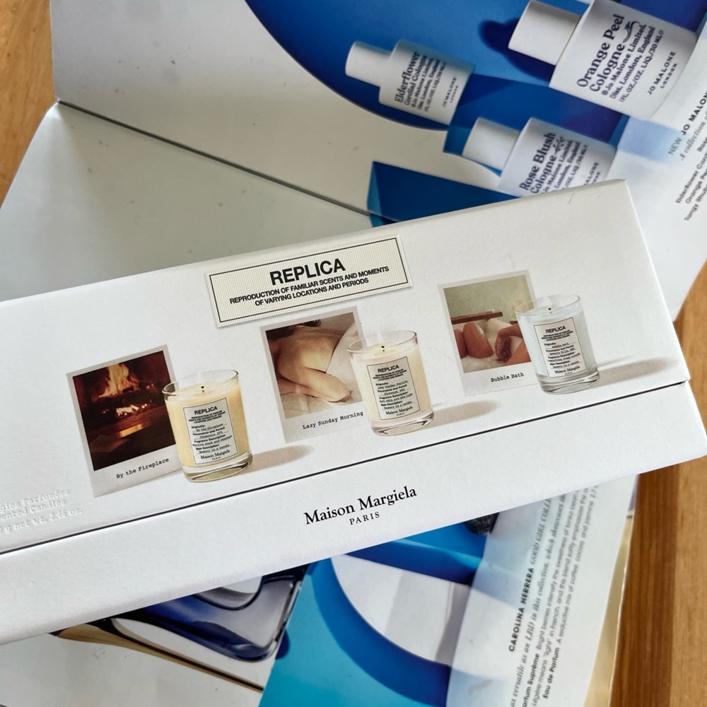 Set Maison Margiela Candle & Perfume jazz Club Lazy Sunday Bubble Bath 70g x3